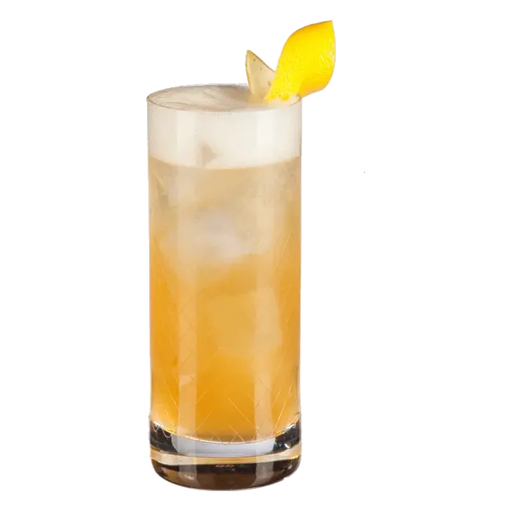 French 125 (French '75' with cognac) Jones' 1977 recipe