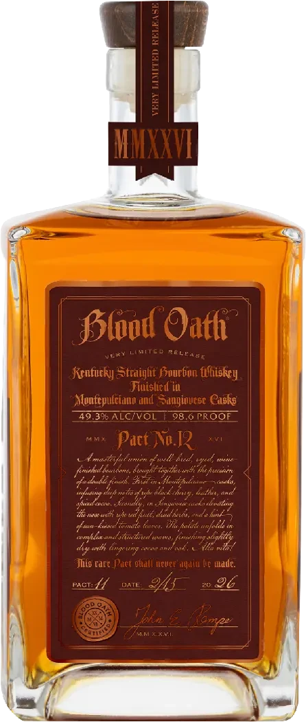Blood Oath Bourbon Pact No. 12