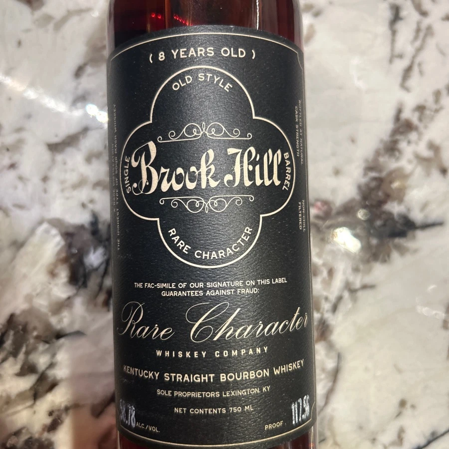 Rare character, Brock Hill, single barrel