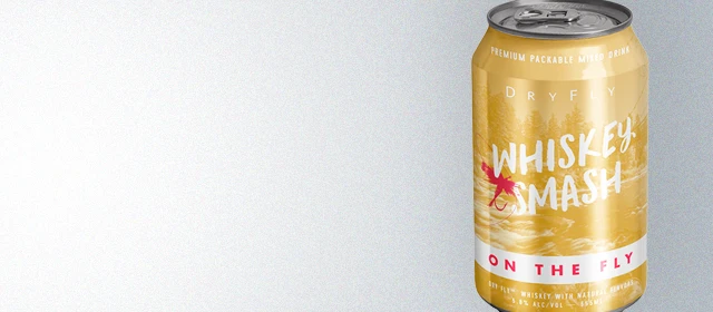 Dry Fly Whiskey Smash Canned Cocktail