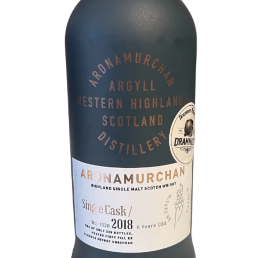 Ardnamurchan 2018 6 Year Single Cask #1520 (Drammers #110)