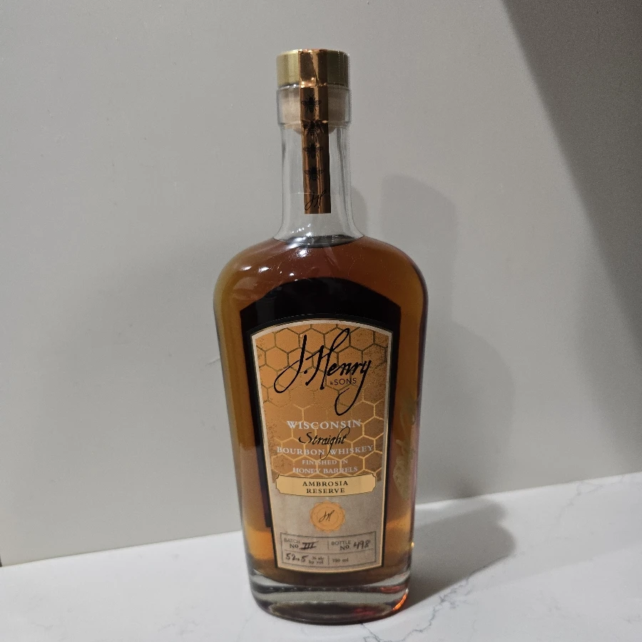 J. Henry & Sons Bourbon Finished in Honey Barrels Ambrosia Reserve (Batch 3, 2026)