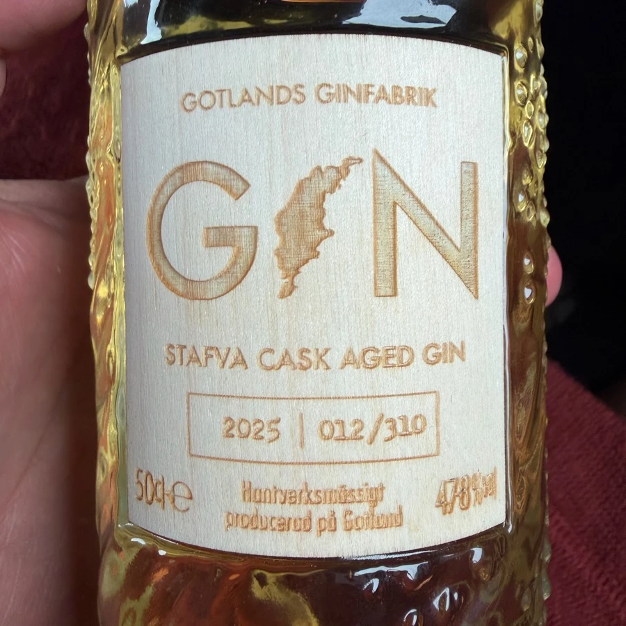 Gotlands Ginfabrik Stafva Cask Aged Gin