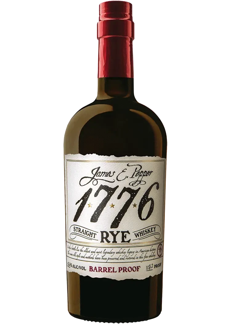 James E. Pepper Decanter Barrel Proof Straight Rye Whiskey