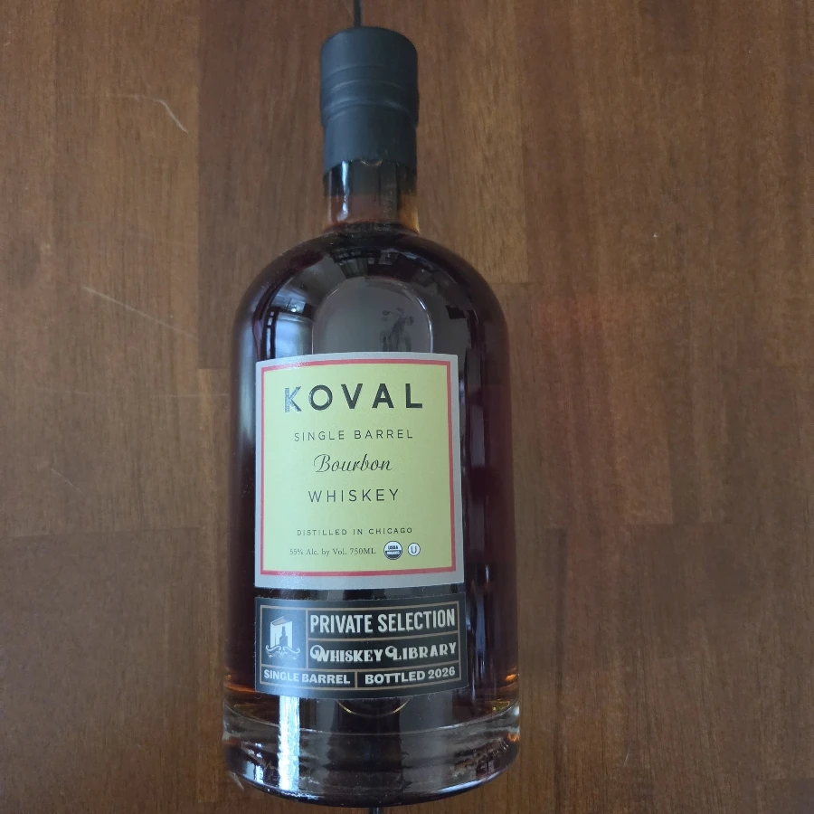 Koval Single Barrel Bourbon Whiskey (Whiskey Library)