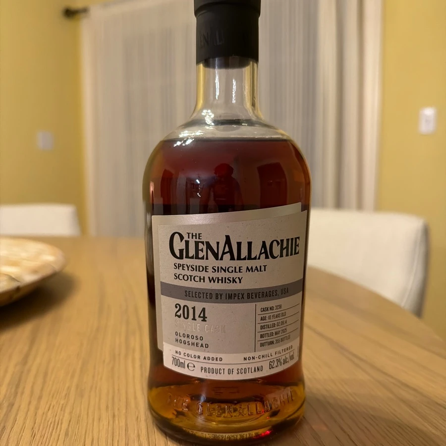 Glenallachie 2014 Single Cask Oloroso Hogshead