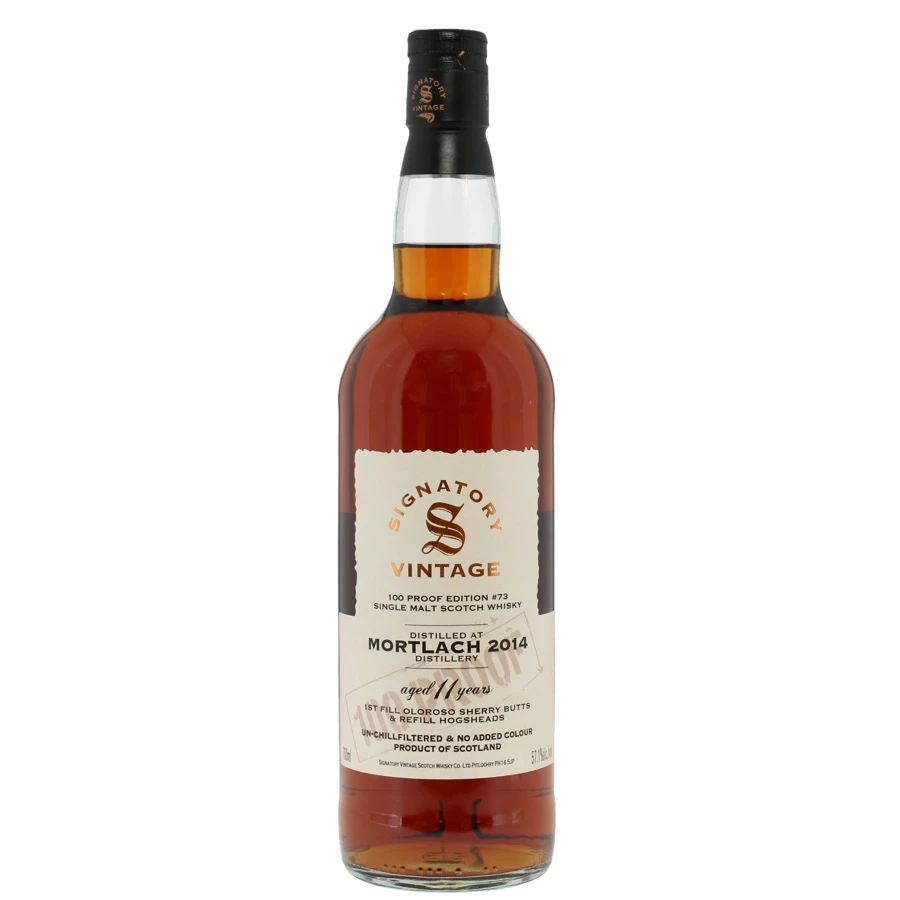 Signatory Vintage 100 Proof Edition #73 Mortlach 2014