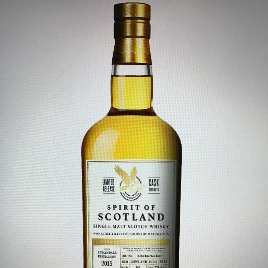 Spirit Of Scotland Annandale 10 Year Single Malt Scotch Whisky 2015 Single Cask