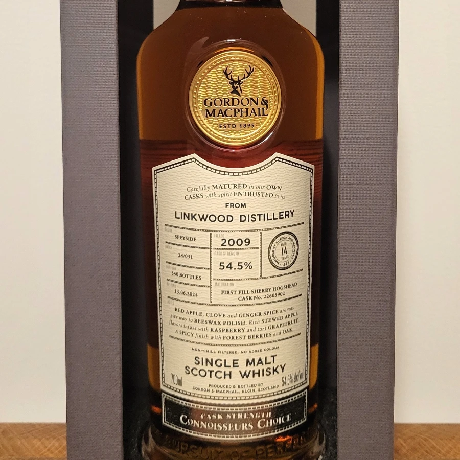 Linkwood 2009 14 Year Connoisseurs Choice Cask Strength (Gordon & MacPhail)