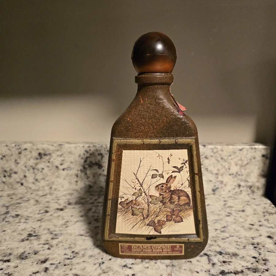 Beam's Choice 8 Year Cottontail Rabbit Decanter