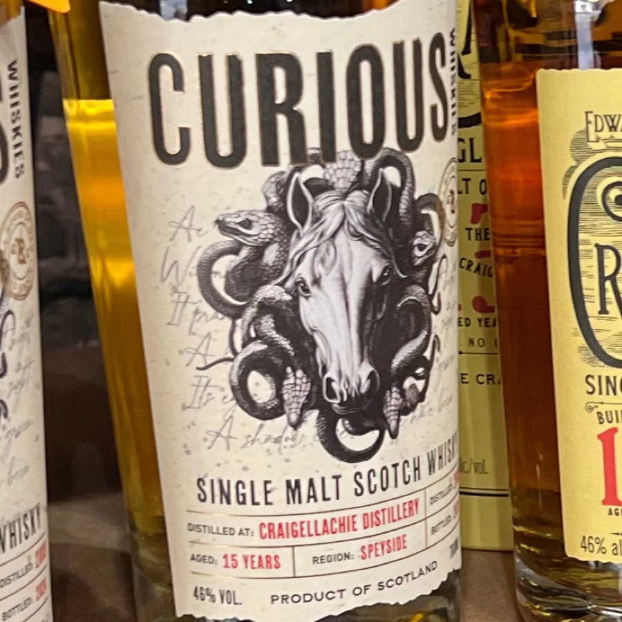 Craigellachie 15 year (bottled by Curious) Single Malt Scotch Whisky