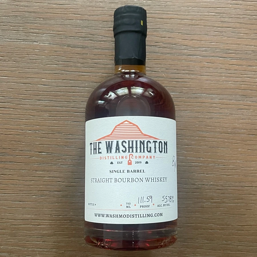 The Washington Distilling Company - Straight Bourbon Whiskey - Single Barrel
