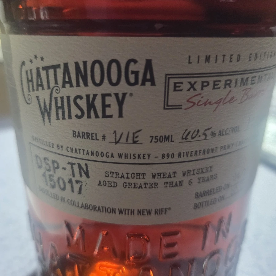 Chattanooga Whiskey Confluence Barrel V1E